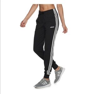 Adidas 3 strip mid rise pants